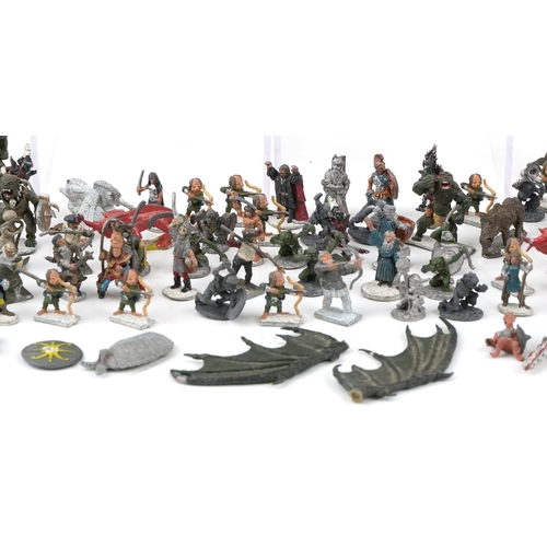 2008 - Collection of lead Warhammer figures, some hand painted, the largest approximately 7.5cm high