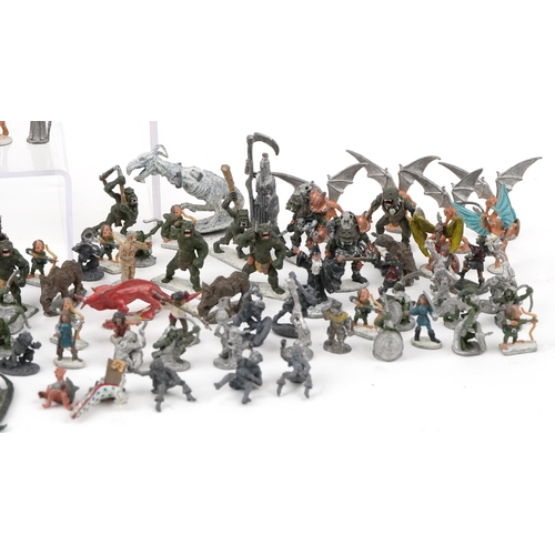 2008 - Collection of lead Warhammer figures, some hand painted, the largest approximately 7.5cm high