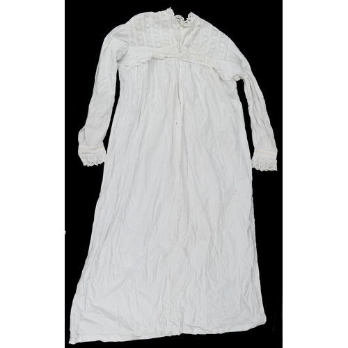 1457 - Early 20th century ladies dresses and a smock