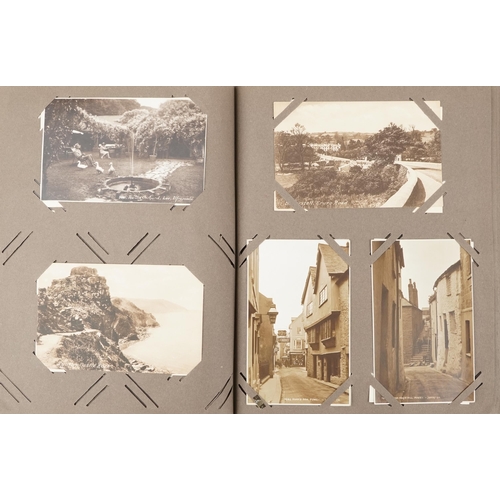 2441 - Album of black & white and colour photographic and reproduction topographical postcards