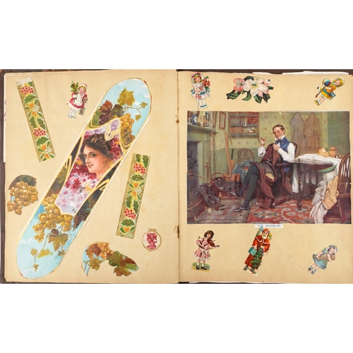 2440 - Three Victorian scrap albums