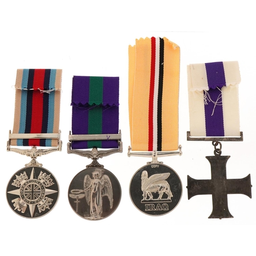 2613 - Four decorative military interest medals with ribbons