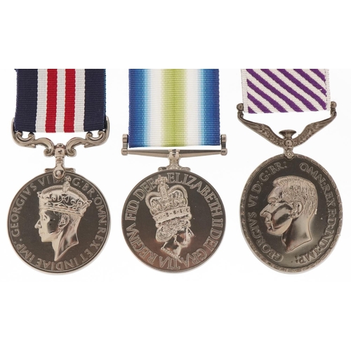 2611 - Three decorative military interest medals with ribbons