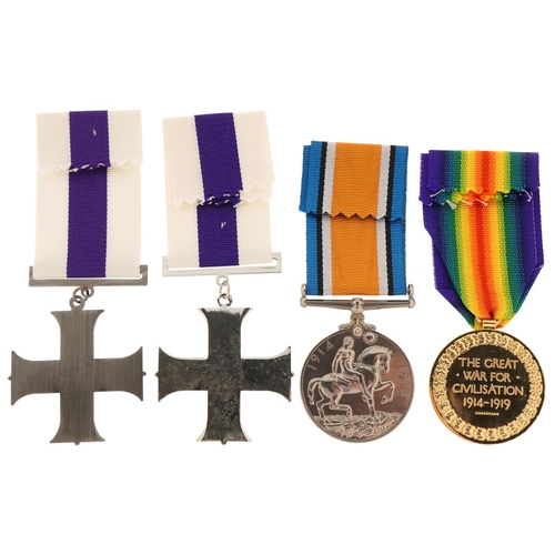 2617 - Four decorative military interest medals with ribbons