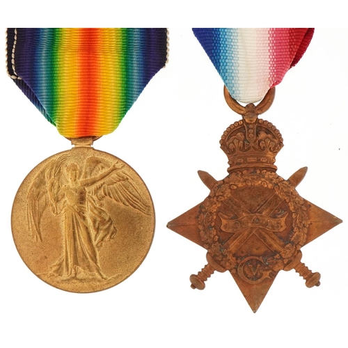 2502 - British military World War I War medal and 1914-1915 Star awarded to 289073 PNR.I.PROCTOR.R.E. and S... 