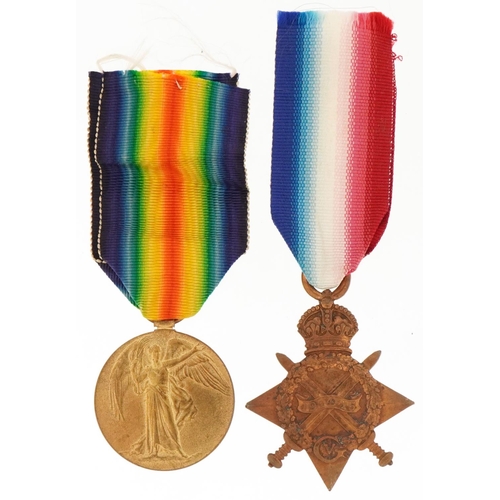 2502 - British military World War I War medal and 1914-1915 Star awarded to 289073 PNR.I.PROCTOR.R.E. and S... 