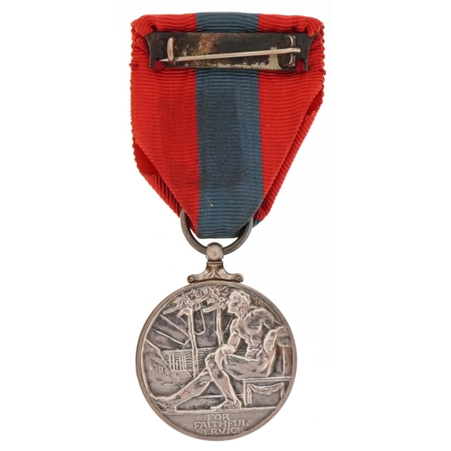 2515 - Military interest Imperial Service medal with box awarded to Robert Harold Mawdsley