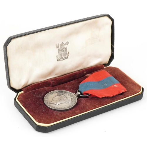 2515 - Military interest Imperial Service medal with box awarded to Robert Harold Mawdsley