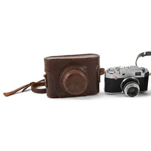 1473 - Two vintage cameras - Konair Ruby and a Russian example