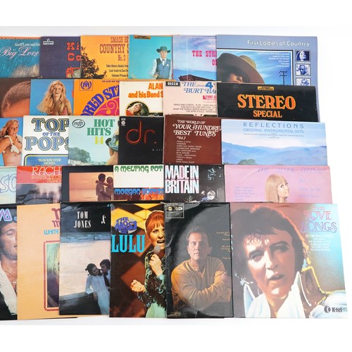 648 - Collection of predominantly '60s and '70s rock and pop vinyl LP records together with a small collec... 