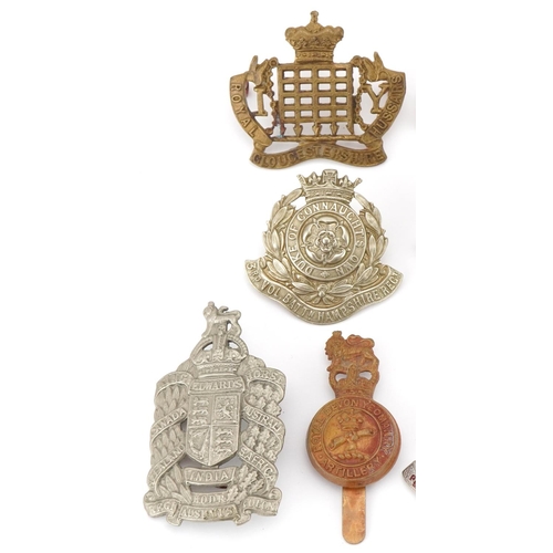 2564 - Eleven military interest cap badges including GMGR, Military Foot Police and Royal Gloucestershire H... 