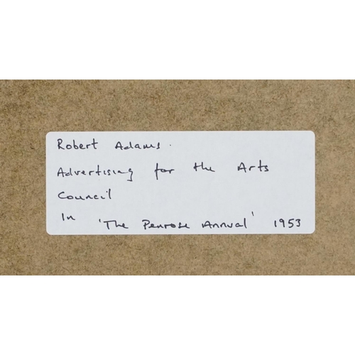 3610 - Robert Adams - Advertising for the Arts Council 'The Penrose Annual' 1953, together with Lund Humphr... 