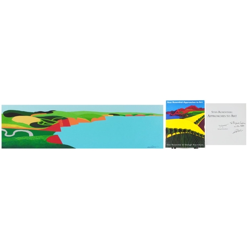 3621 - Stan Rosenthal - Pembrokeshire landscape, signed editioned print 59/250, framed and glazed, 85cm x 2... 