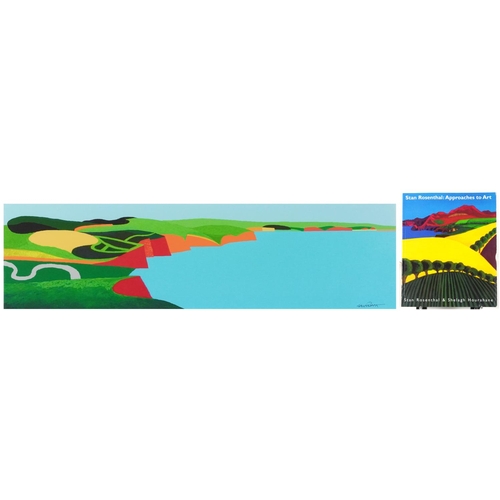 3621 - Stan Rosenthal - Pembrokeshire landscape, signed editioned print 59/250, framed and glazed, 85cm x 2... 