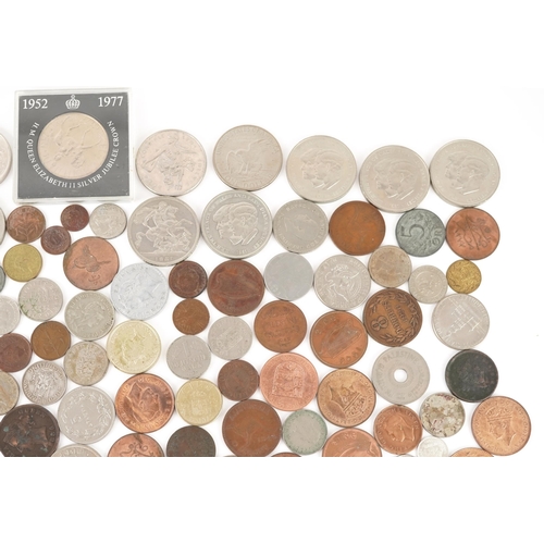 2136 - 18th century and later world coinage including crowns, Kennedy half dollars, 1951 Festival of Britai... 