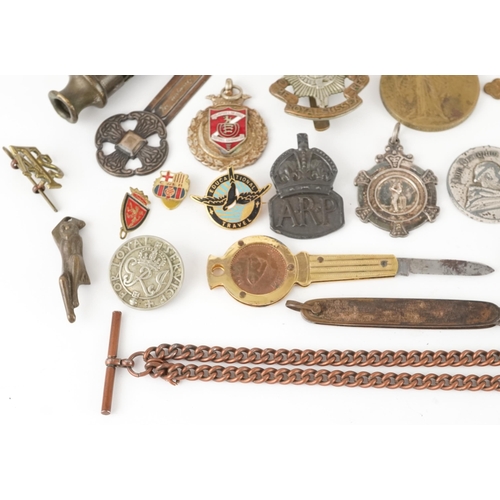 2552 - Militaria, jewels and cufflinks including World War I War medal awarded to 2332 PTE.E.F.BAKER.R.A.M.... 