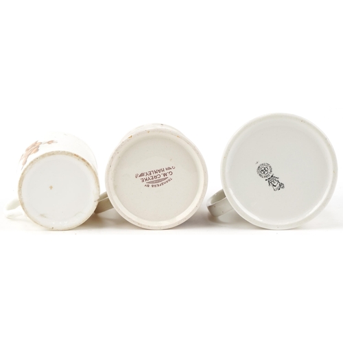 1154 - Three early 20th century and later souvenir cups including Souvenir of Ashdown Forest Pageant 1929 b... 