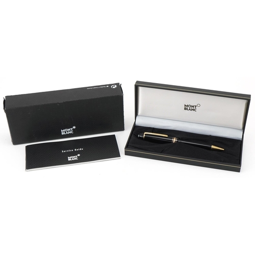 163 - Montblanc Meisterstück ballpoint pen with box and service guide