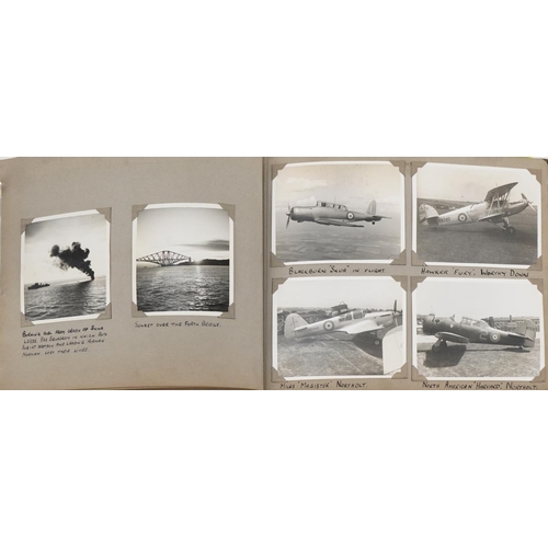 2431 - Early 20th century and later postcards and photographs, some military, arranged in two albums includ... 