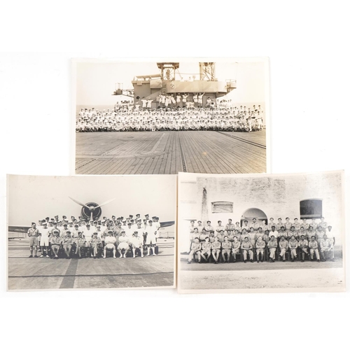 2431 - Early 20th century and later postcards and photographs, some military, arranged in two albums includ... 