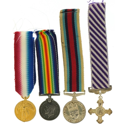 2616 - Four British military interest decorative dress medals with ribbons