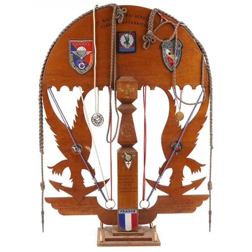 2619 - Large French Foreign Legion Paratroopers table centrepiece with 14th and 11th Division Paratroopers ... 