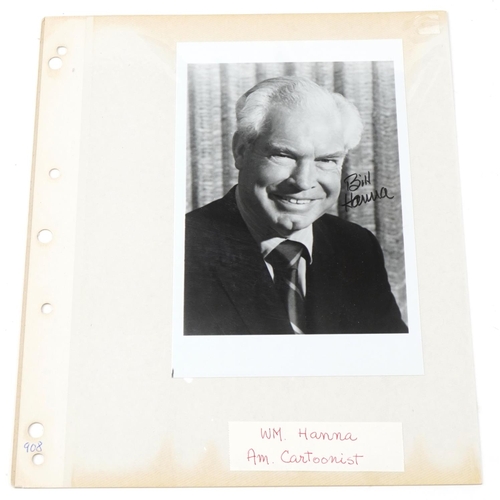 2429 - John L. Goldwater (Cartoonist, creator of Archie Comics) signed black and white print depicting Gold... 