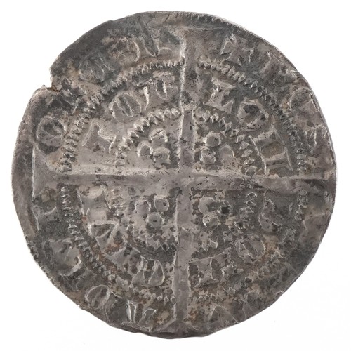 2128 - Silver Edward III half groat