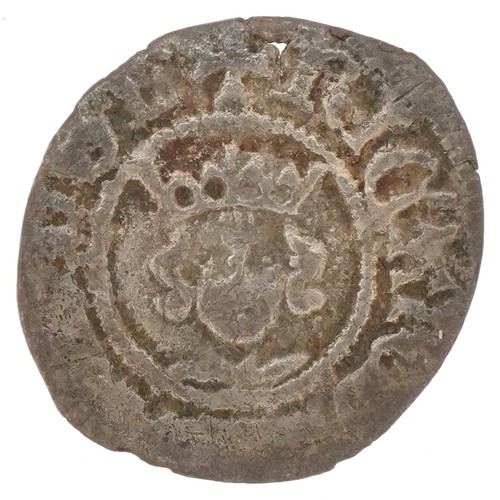 2134 - Richard II silver half penny