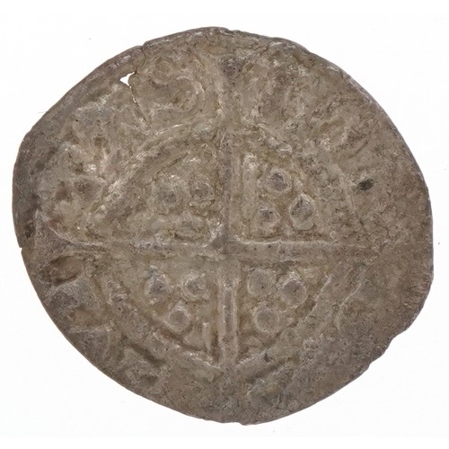 2134 - Richard II silver half penny