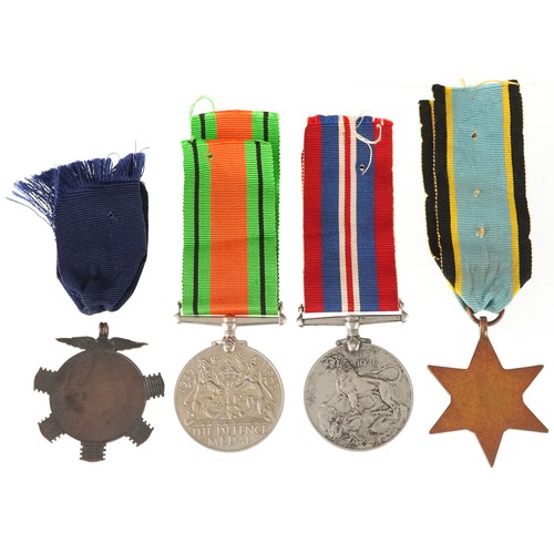 2520 - Three British military World War II medals including The Africa Crew Europe Star and a Wakefield RAF... 