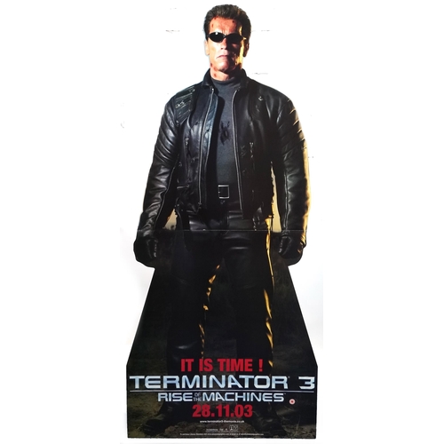 2470 - Large Terminator 3: Rise of the Machines cardboard cut-out cinema entrance advertising board, 183cm ... 