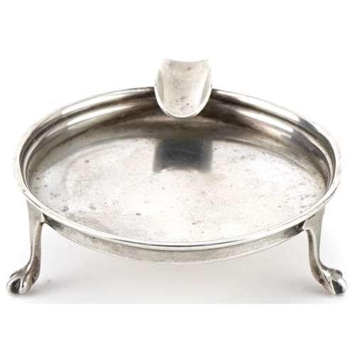 421 - Silver circular ashtray, Sheffield 1936 by Henry Wigfull, 8cm in diameter, 41g