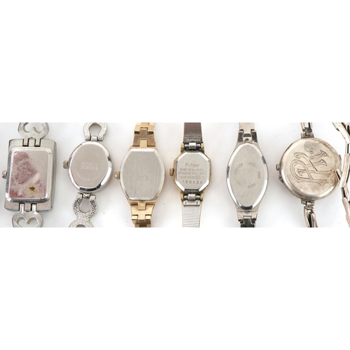 3347 - Collection of eight ladies bracelet wristwatches