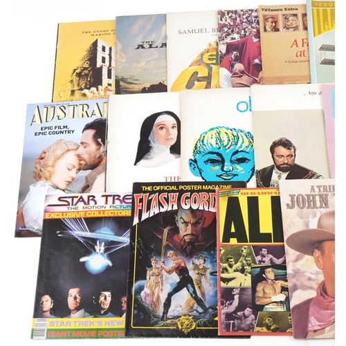 2348 - Small collection of film magazines, predominantly from the '60s and '70s, including The Sound of Mus... 