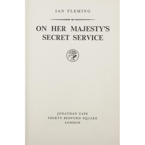 2365 - Fleming, Ian. On Her Majesty's Secret Service, first edition, second impression, dated 1963, publish... 