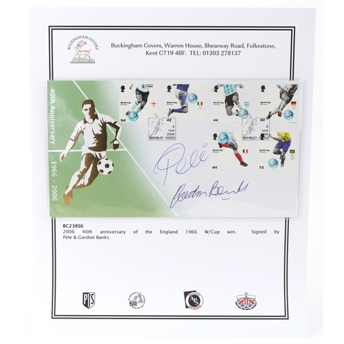 2264 - Buckingham Covers, signed covers of the 2006 40th Anniversary of the England 1966 World Cup win sign... 