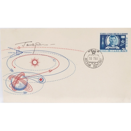 2263 - Buckingham Covers, signed cover of Uri Gagarin The First Person to Venture into Space in 1961 with c... 