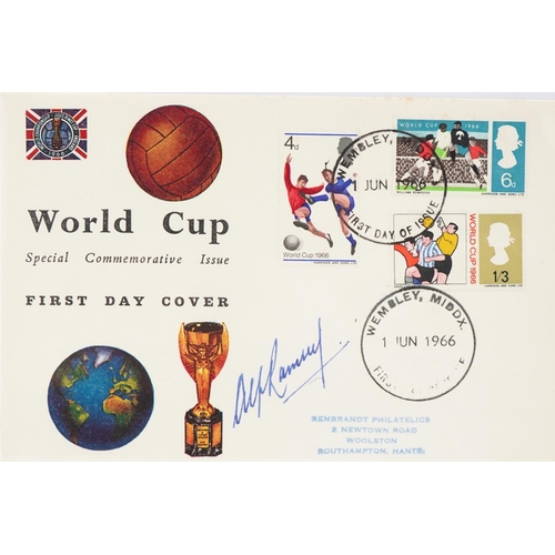 2266 - Buckingham Covers, signed cover of the 1966 World Cup dated 1st June 1966 signed by Alf Ramsay with ... 