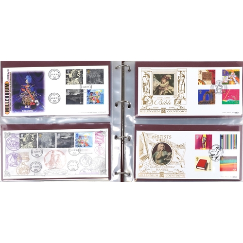 2291 - First day covers and presentation packs arranged in albums, some first day covers with celebrity sig... 