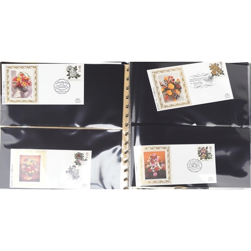 2291 - First day covers and presentation packs arranged in albums, some first day covers with celebrity sig... 