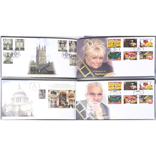 2291 - First day covers and presentation packs arranged in albums, some first day covers with celebrity sig... 