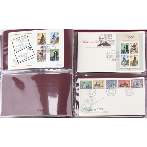 2291 - First day covers and presentation packs arranged in albums, some first day covers with celebrity sig... 