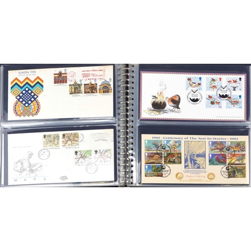 2289 - First day covers arranged in albums including Benham, Bradbury together with presentation packs