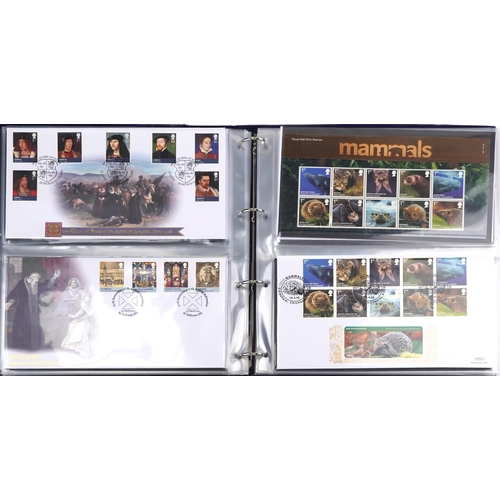 2289 - First day covers arranged in albums including Benham, Bradbury together with presentation packs