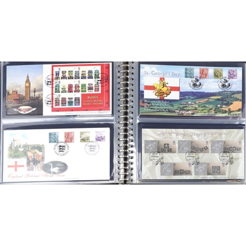 2289 - First day covers arranged in albums including Benham, Bradbury together with presentation packs