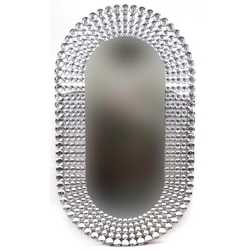 1026 - Contemporary Sharrington mirror, 120cm x 70cm