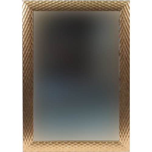 1027 - Two contemporary gilt framed mirrors with bevelled glass, each 106cm x 75cm