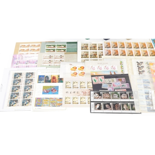 2287 - British and world stamps including first day covers of cats, presentation packs, pre decimal stamp b... 