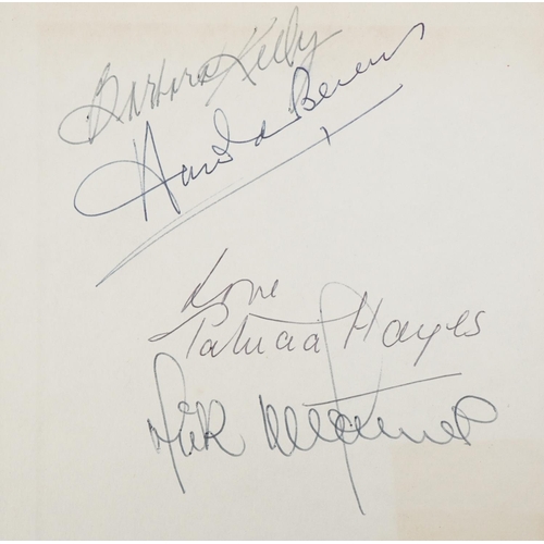 2366 - David Jacobs' Book of Celebrities, Jokes and Anecdotes, hardback book, signed at Harrods in the 1980... 